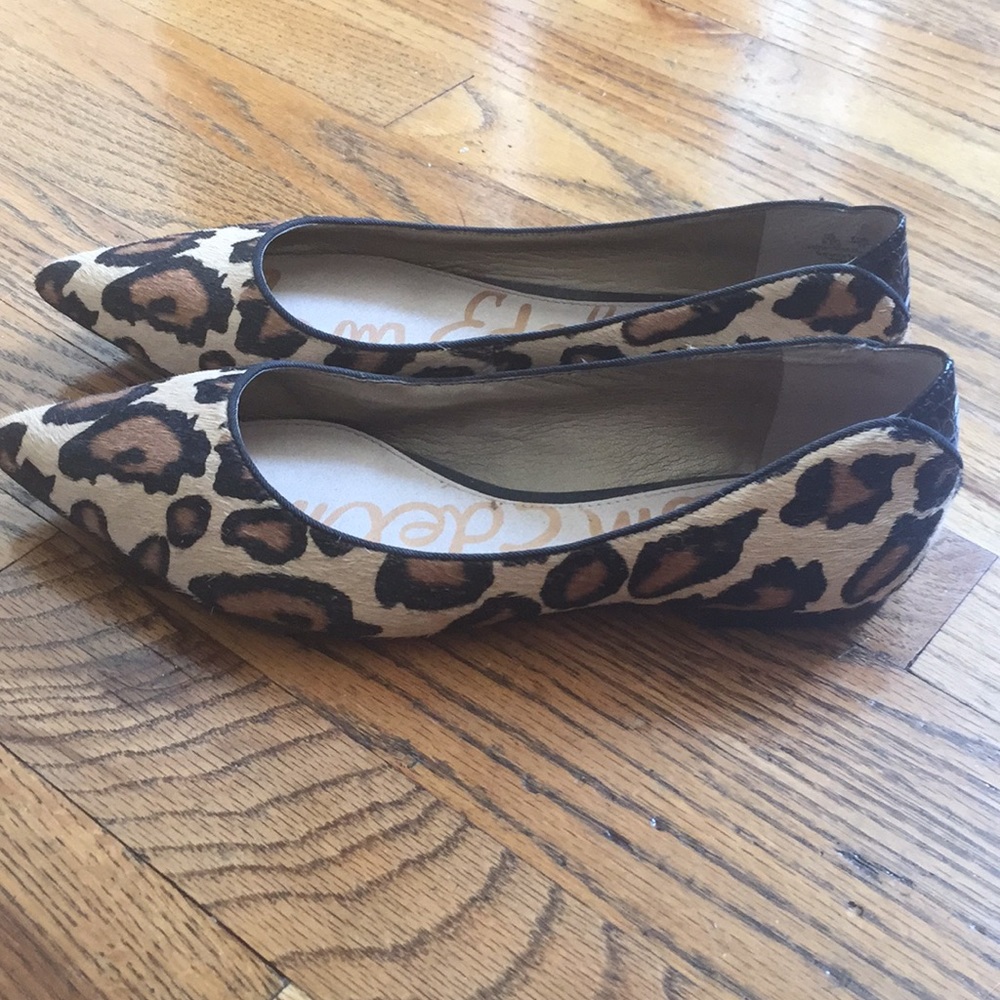 Sam Edelman Leopard Flats